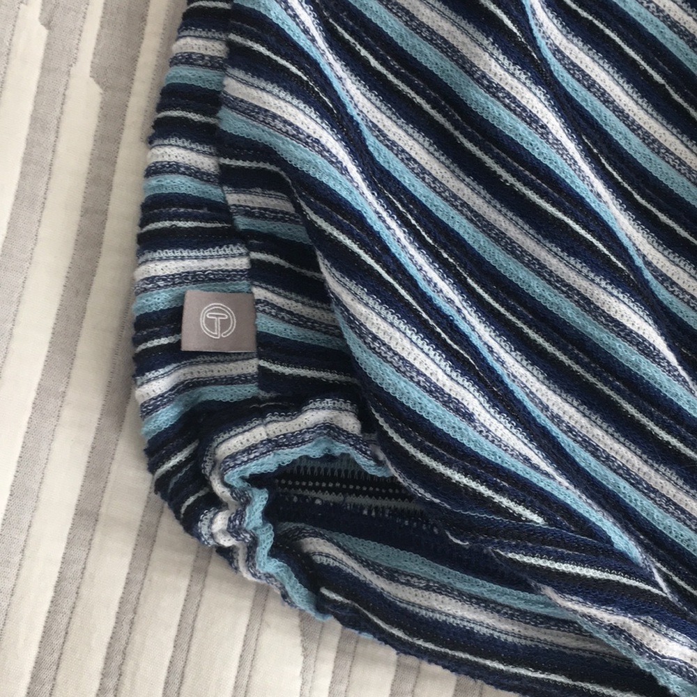 Drawstring Striped Pullover Top - Picture 8 of 11